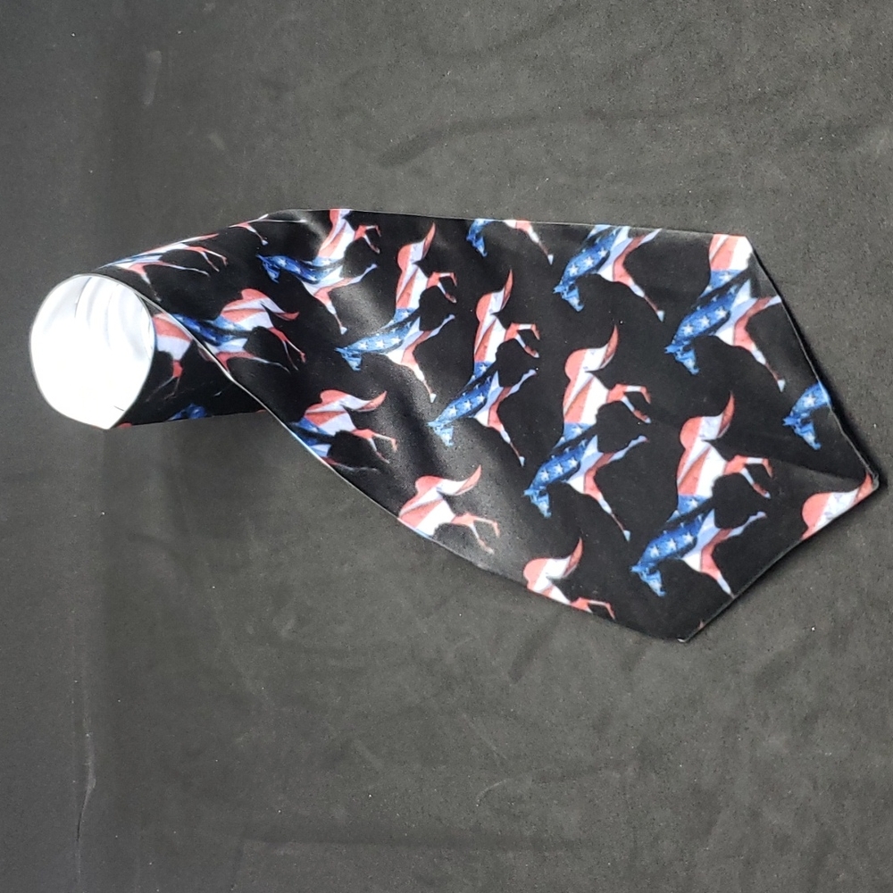 Zazzle American Flag horse tie